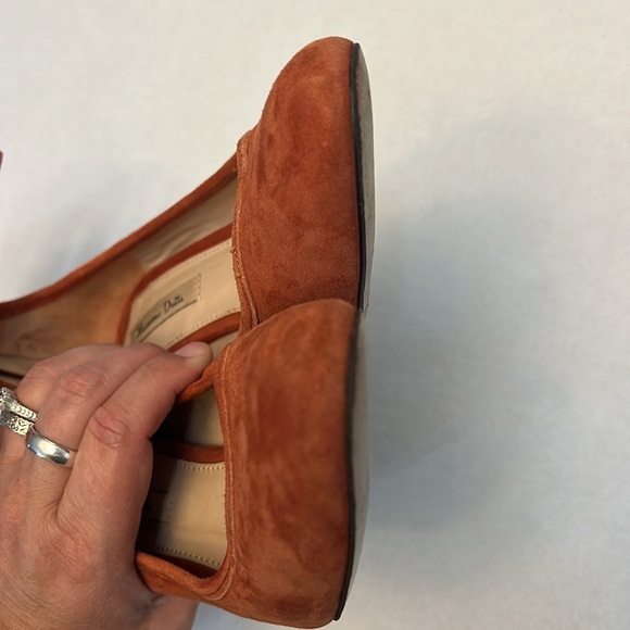 MASSIMO DUTTI BURNT ORANGE HEELS 37=7 - Picture 9 of 16